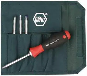WIHA 28194 Interchangeable Blade Bit Set,Pieces 10