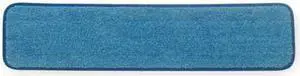 RUBBERMAID FGQ41100BL00 Damp Pad,Flat,Microfiber