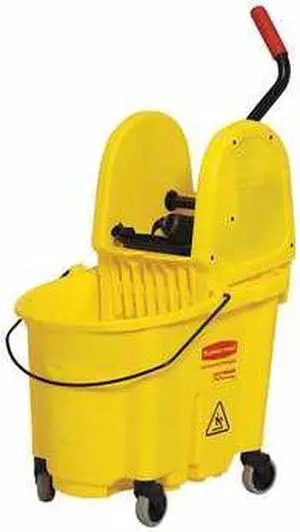 Mop Bucket and Wringer,8.75 gal.,Brown RUBBERMAID FG757788BRN