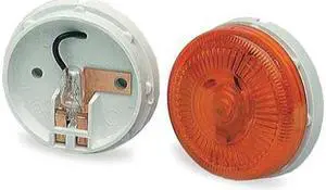 Clearance/Marker Lamp,Round,Yellow GROTE 45413