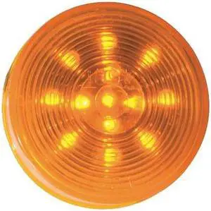 Lamp,Optic Lens,LED,2.5 In.,Yellow GROTE G1033