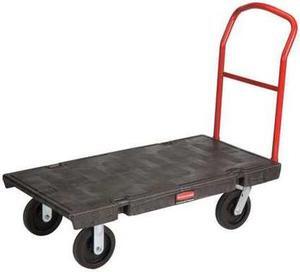 RUBBERMAID FG443610BLA Standard Platform Truck,1200 lb.