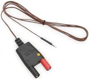 FLUKE 80BK-A Bead Wire Temp Probe,-40 to 500 Deg F