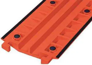 CHECKERS CPCARPETKIT-5 Carpet Cable Cover, 0.10 in H, 5 ft L, 1/4 in W, Nylon,