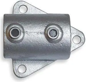 ZORO SELECT 4NXW2 Structural Pipe Fitting, Wall Flange, Cast Iron, 1.5 in Pipe