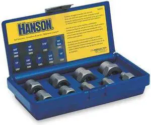 Irwin 585-54009 9 Piece Bolt Extractor Set 1-4-3-4 Inch W-3-8 Inch Drv