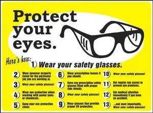 ACCUFORM SP124478L Safety Awareness Poster,24 x 18In,ENG