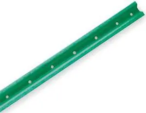 BRADY 97209 Sign Post,8 ft. L,Composite,Green