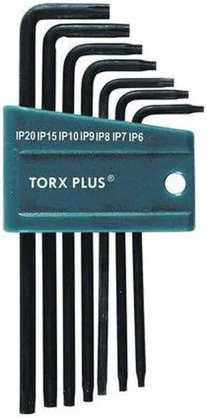 Wiha 36690 7 Piece TorxPlus L-Key Long Arm Set