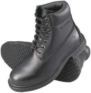 GENUINE GRIP 7160-11W Work Boots,Black,Mens,11,W,PR