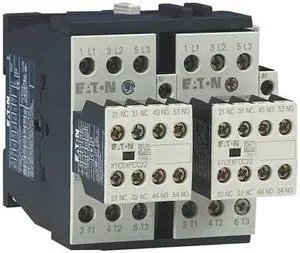 EATON XTCR025C21A IEC Magnetic Contactor, 3 Poles, 120 V AC, 25 A, Reversing:
