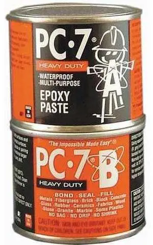 PC PRODUCTS 087770 Epoxy Adhesive , Can , 8.00 oz. , Gray , Not Rated