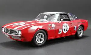 1967 Chevrolet Camaro #71 Joie Chitwood "Chargin' Cherokee" Daytona 24H 1968 Ltd Ed 390 pcs 1/18 Diecast Model by Acme