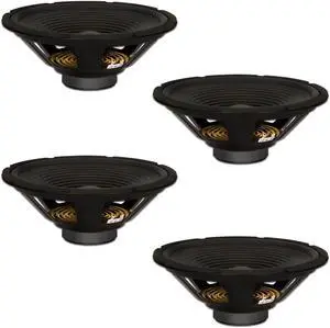 4 Goldwood Sound GW-212/8 OEM 12" Woofers 240 Watts each 8ohm Replacement Speakers