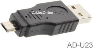 USB 2.0 A-Type Male to Micro-B Male Adapter, CablesOnline AD-U23