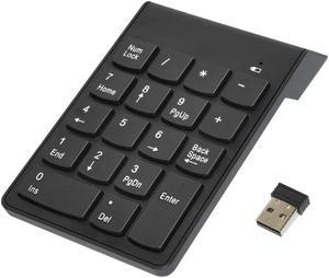 2.4G Wireless USB Numeric Keypad Mini Numpad 18 Keys Digital Keyboard for iMac/MacBook Air/Pro Laptop PC Notebook Desktop