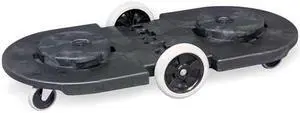 RUBBERMAID FG264600BLA Brute Container Dolly,200 lb.,20-1/4"W,Black