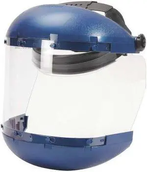 SELLSTROM S38110 Ratchet Face Shield Assembly, Clear Visor, 6" Height, Ratchet