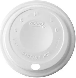 DART 12EL Lid for 10 to 14 oz. Hot Cup, Dome, Sip Through, White, Pk1000 DART 12EL Lid for 10 to 14 oz. Hot Cup, Dome, Sip Through, White, Pk1000