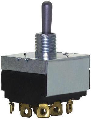 EATON 7694K4 Toggle Switch, 4PDT, 12 Connections, On/On, 3/4 hp, 10A at 250V