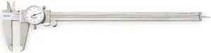 STARRETT 3202-12 Dial Caliper w/Case,12 In,White