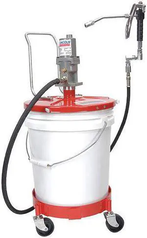 LINCOLN 4489 Grease Pump,25 to 50 lb. Containers,40:1