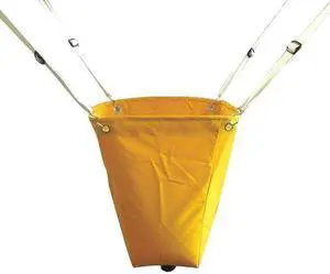 ZORO SELECT 42X297 Roof Leak Diverter,18x18 In.,Yellow