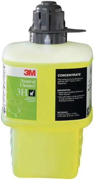 3M 3H Neutral Floor Cleaner,Size 2L,Yellow