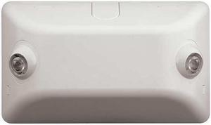 Hubbell Lighting - Dual-Lite Rmt Lgt Fxtr,LED,Plastic,White  EVR2