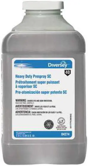 DIVERSEY 904274 Carpet Pre Treatment,84.5 oz,Floral,PK2