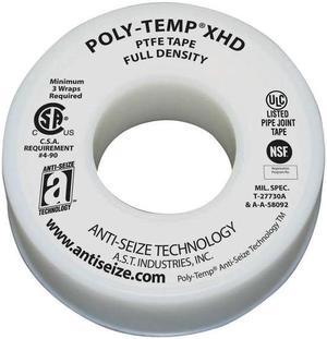 ANTI-SEIZE TECHNOLOGY 46270 Sealant Tape,1-1/2 In. W,520 In. L