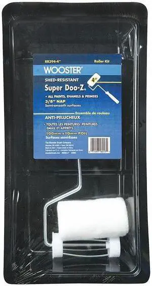 WOOSTER RR394-4 Paint Roller Kit,4in.