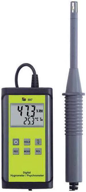 TEST PRODUCTS INTL. 597C1 Digital Psychrometer,-40 to 122F Range