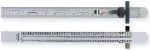 WESTWARD 4KU97 Rule,Steel,6 In,Pocket