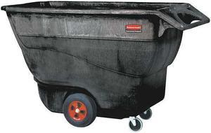 RUBBERMAID FG9T1500BLA 1 cu. yd. 1250 lb. Tilt Truck