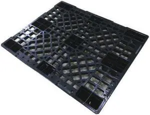 ZORO SELECT 4FB88 High Density Polyethylene Pallet, 48 in L, 40 in W, 6 in H,