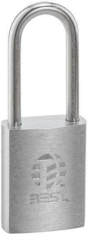 BEST 11B772L Keyed Padlock,1-29/32"W