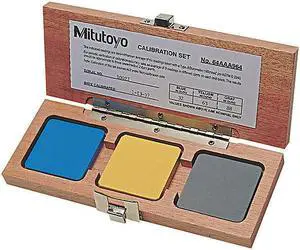 MITUTOYO 64AAA964 Calibration Set,Shore A,Range 30,60,90
