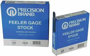 PRECISION BRAND 19600 Feeler Gauge,High Carbon Steel,0.0200 In