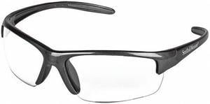 SMITH & WESSON 21296 Safety Glasses, Wraparound Clear Polycarbonate Lens,