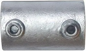 ZORO SELECT 4NXU9 Structural Pipe Fitting, External Coupling, Cast Iron, 1.5 in