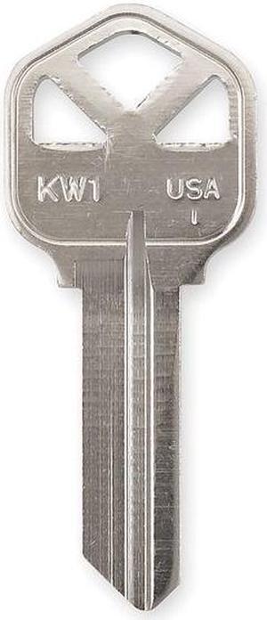 Key Blank, Nickel, Type 1176, 5 Pin, PK 50