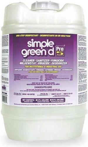 d Pro 5 Disinfectant Unscented 5 gal Jug 30505