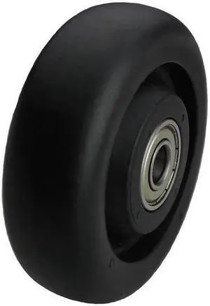 ZORO SELECT 26Y355 Caster Wheel,Polyolefin,4 in.,250 lb.