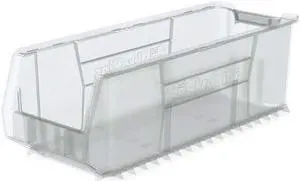 AKRO-MILS 30292SCLAR Clear Super Size Bin, 29-7/8"L x 11"W x 10"H