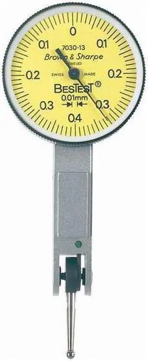 TESA BROWN & SHARPE 599-7032-13 Dial Test Indicator,Vert,0 to 0.2mm