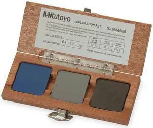 MITUTOYO 64AAA590 Calibration Set,Shore D,Range 20,40,80