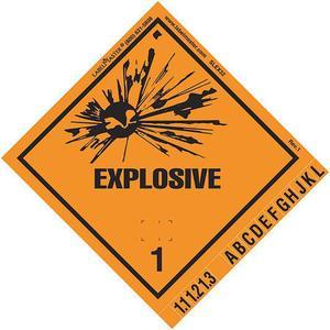 LABELMASTER SLEX32 Explosive 1 International,PK500