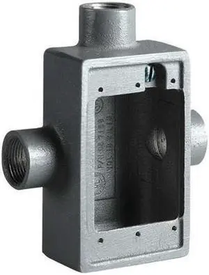 KILLARK FST-2M Device Box,3/4" Hub,18.0 cu. in Capacity
