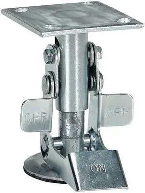VESTIL FL-LK-4E Floor Lck,Top Plate,4-7/8 in H,5 in Cstr